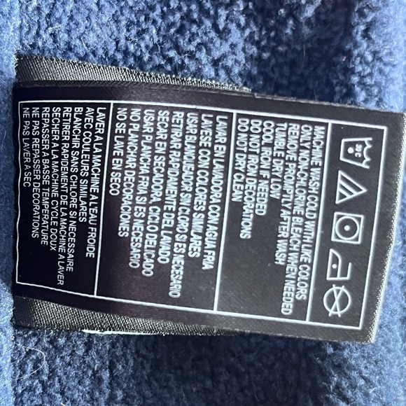 Vtg 90s Adidas FIU Panthers Patchwork Full Zip Blue Track Jacket Lrg Collegiate - Picture 10 of 14